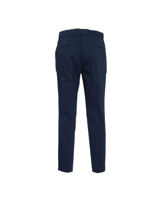 Clips Blue Slim-Fit Trousers