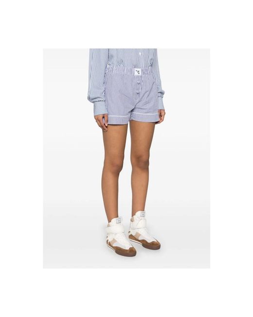 Vivetta Blue Short Shorts