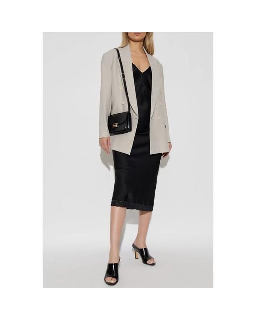 Victoria Beckham Gray Blazers