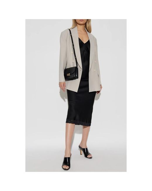 Victoria Beckham Black Midi Skirts