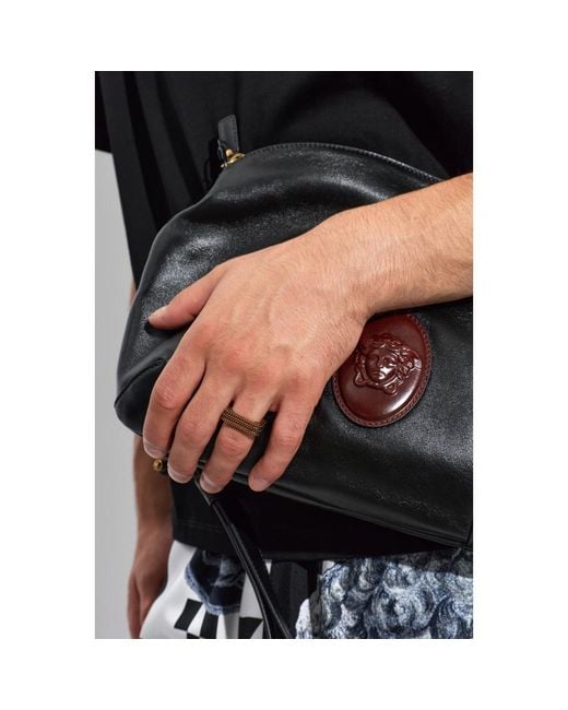 Rings Versace de hombre de color Brown
