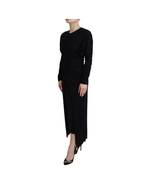 Dolce & Gabbana Black Knitted Dresses