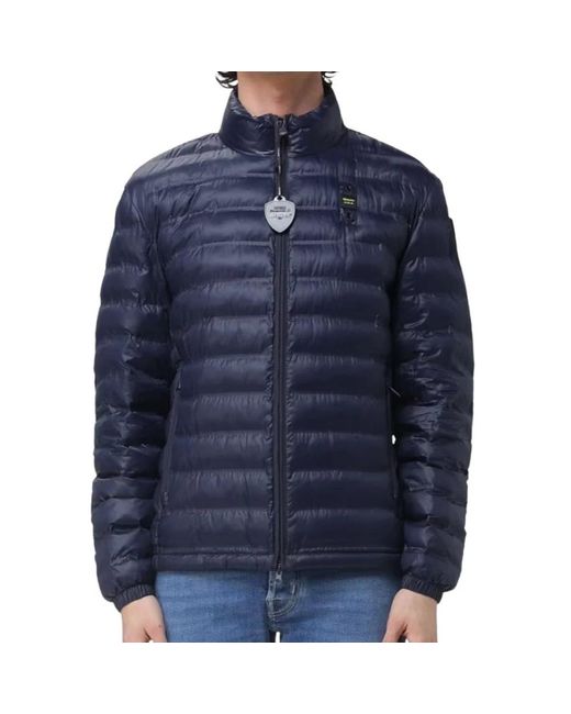 Winter Jackets Blauer de hombre de color Blue