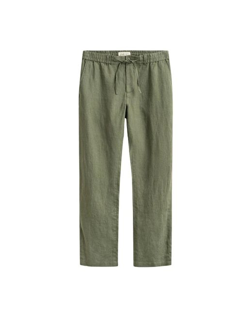 Gant Green Straight Trousers for men