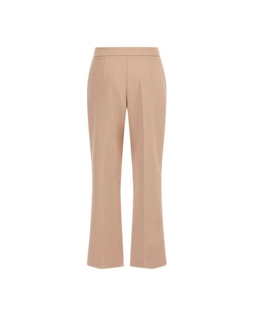 Guess Natural Schmale Freizeithose Mit Dekorativer Kette