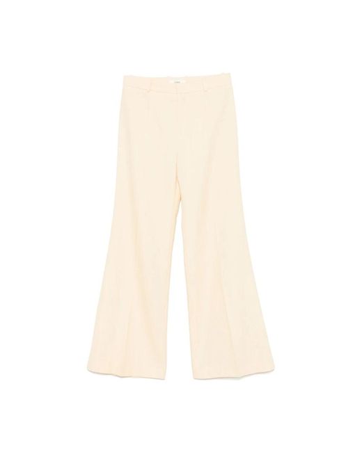 Wide Trousers Chloé de color Natural