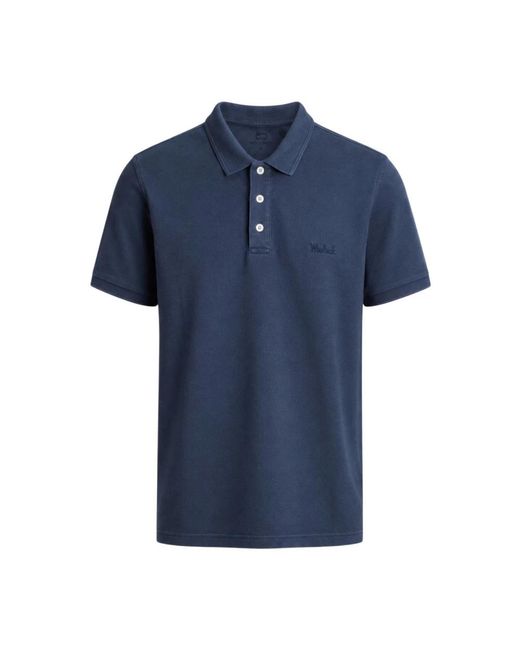 Woolrich Blue Polo Shirts for men