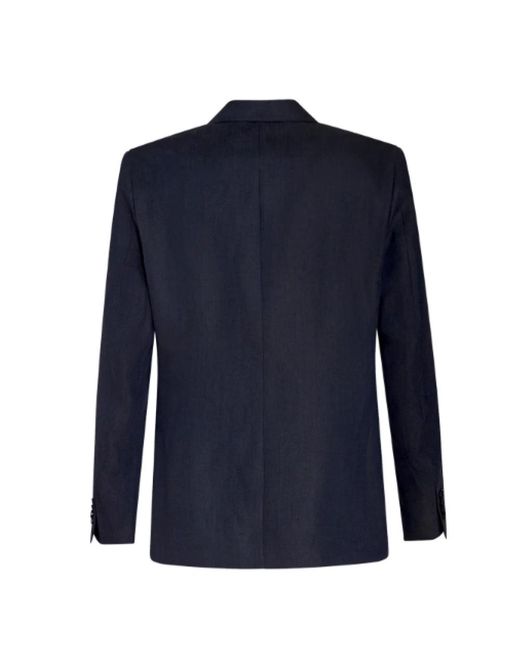 Etro Jassen ,Blauw ,Wol Marineblauwe Wollen Blazer in het Blue voor heren