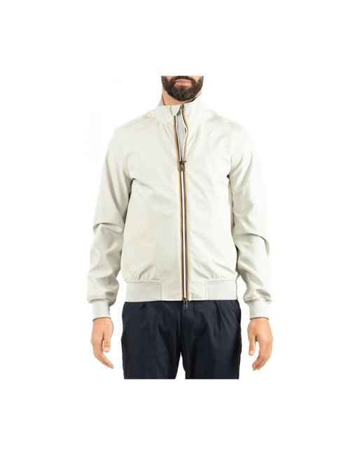 K-Way White Light Jackets for men