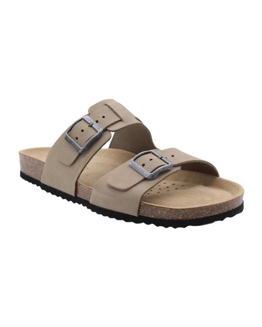 Geox Brown Sliders for men