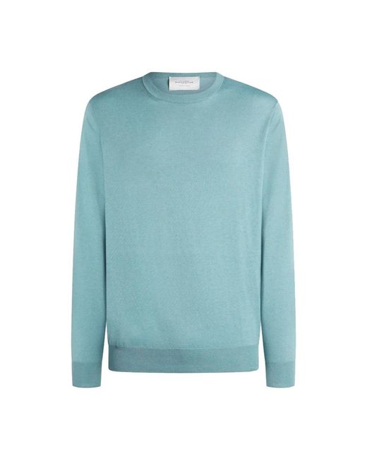 Ballantyne Round-neck knitwear,marine rundhals pullover in Blue für Herren