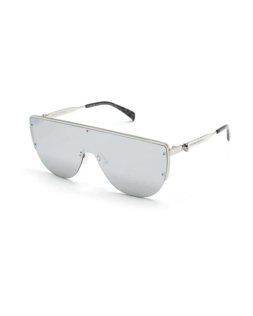 Alexander McQueen Metallic Sunglasses for men