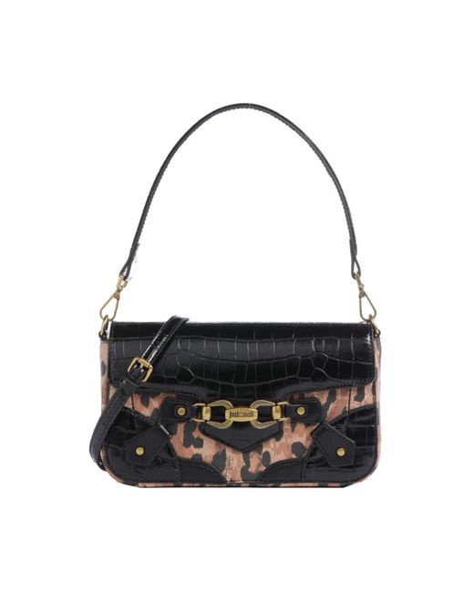 Just Cavalli Black Snake Bite Bag