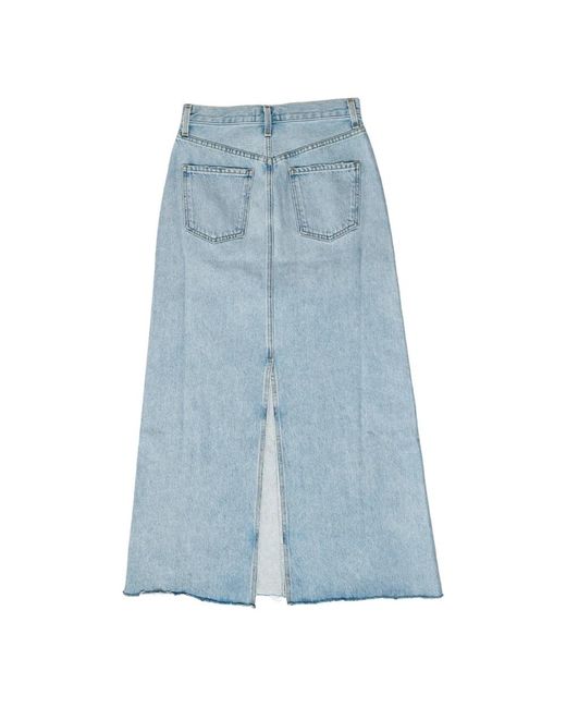 Agolde Blue Denim Skirts
