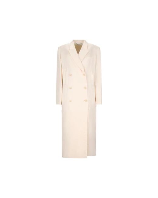 Magda Butrym Natural Double-Breasted Coats
