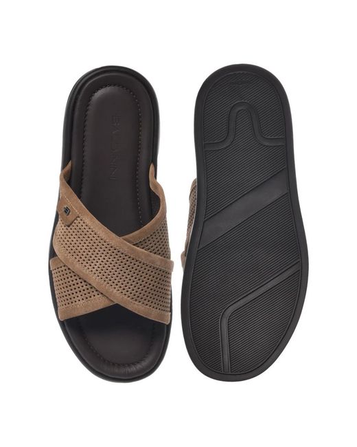 Baldinini Brown Sliders for men