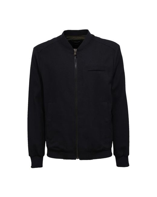 Officina 36 Black Bomber Jackets for men