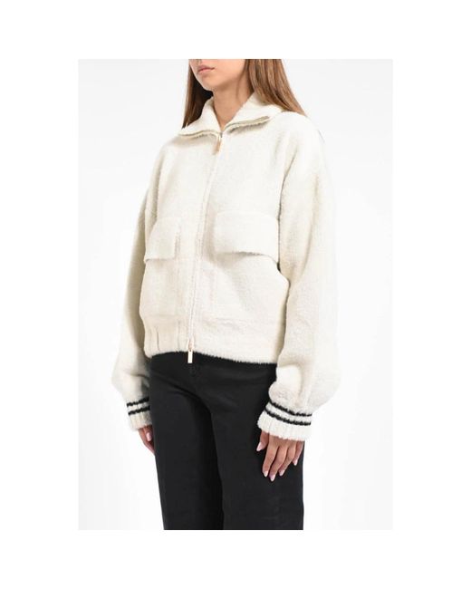 Akep White Bomberjacke