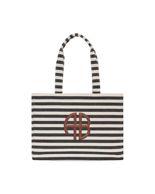 Anine Bing Black Tote Bags
