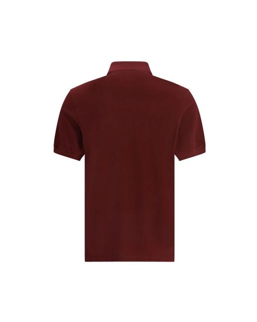 Brunello Cucinelli Red Polo Shirts for men