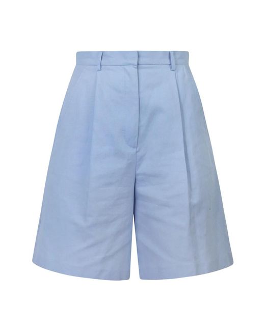 Weekend by Maxmara Blue Casual Shorts
