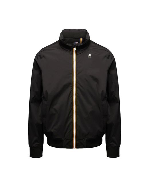 K-Way Black Light Jackets for men