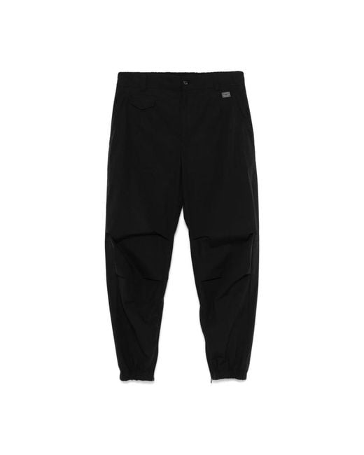 Dolce & Gabbana Black Wide Trousers for men