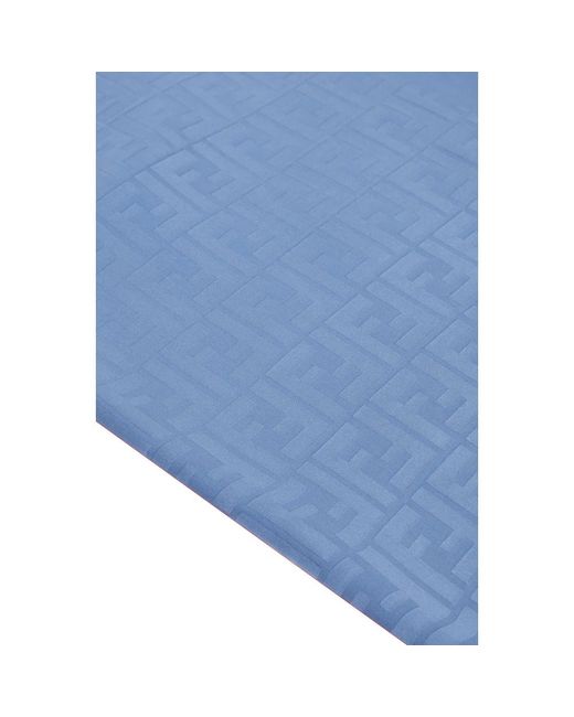 Fendi Blue Monogram Schal