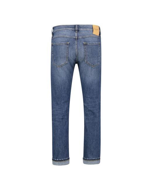Tela Genova Klassische slim fit selvedge denim jeans in Blue für Herren