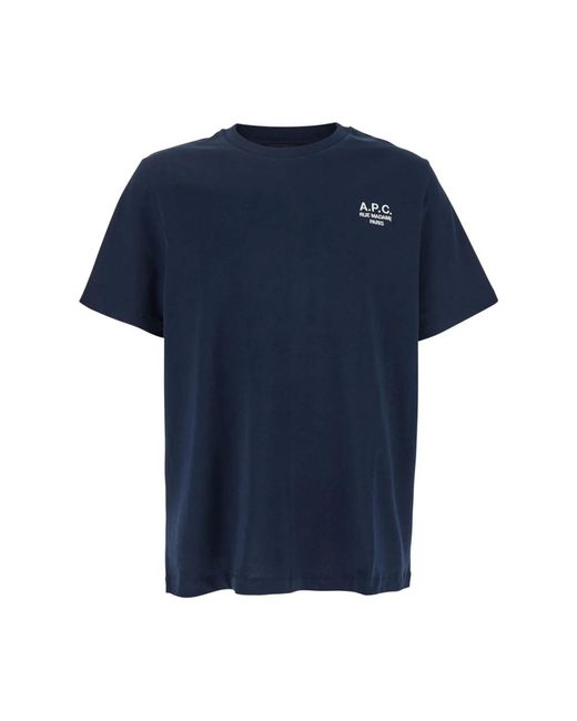 A.P.C. T-Shirts in het Blue voor heren
