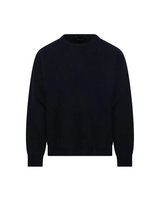 Roberto Collina Round-Neck Knitwear in het Blue voor heren