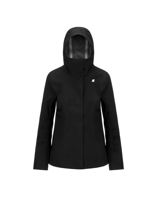 K-Way Black Rain Jackets