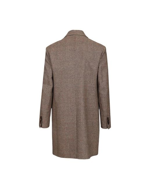 Burberry Brown Double-Breasted Coats for men