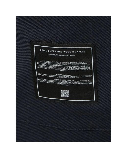 Double-Breasted Coats Paltò pour homme en coloris Blue