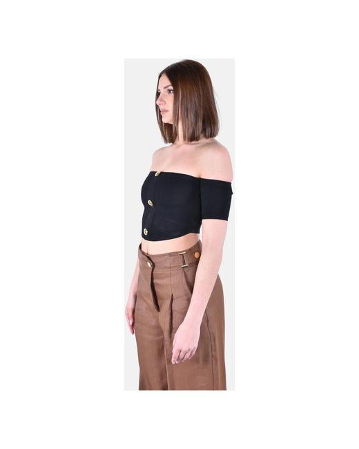 Elisabetta Franchi Pink Sleeveless Tops