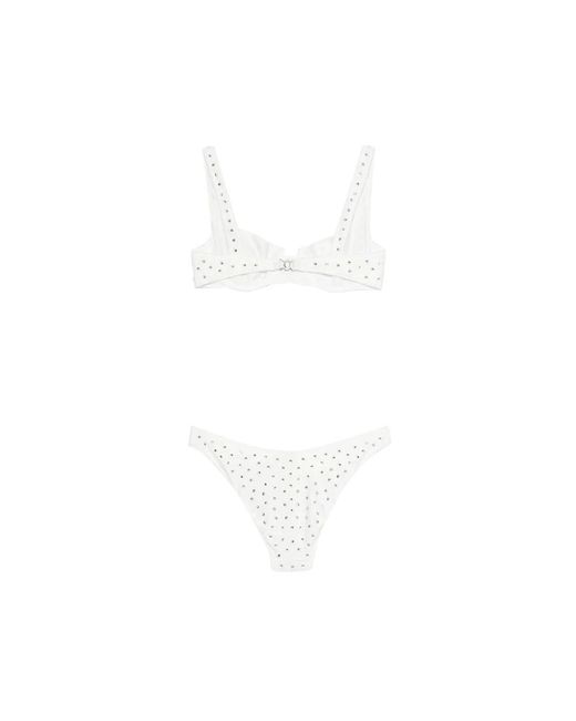 Oseree White Bikinis