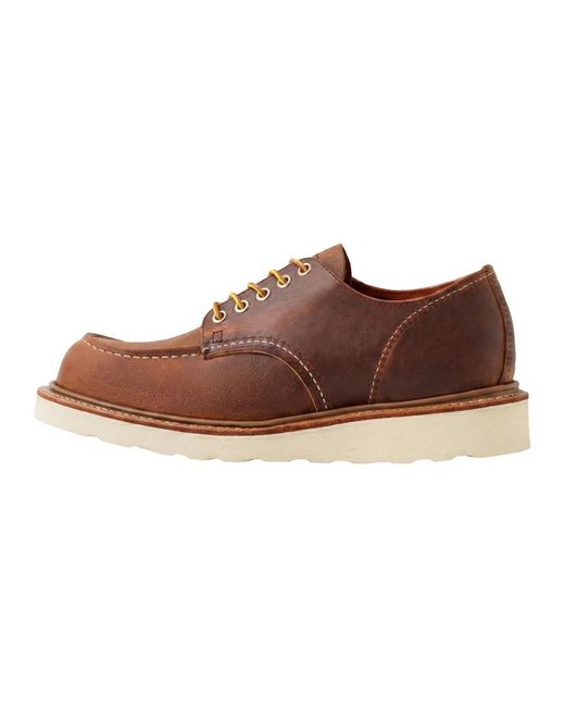 Red Wing Brown Laced Shoes for men