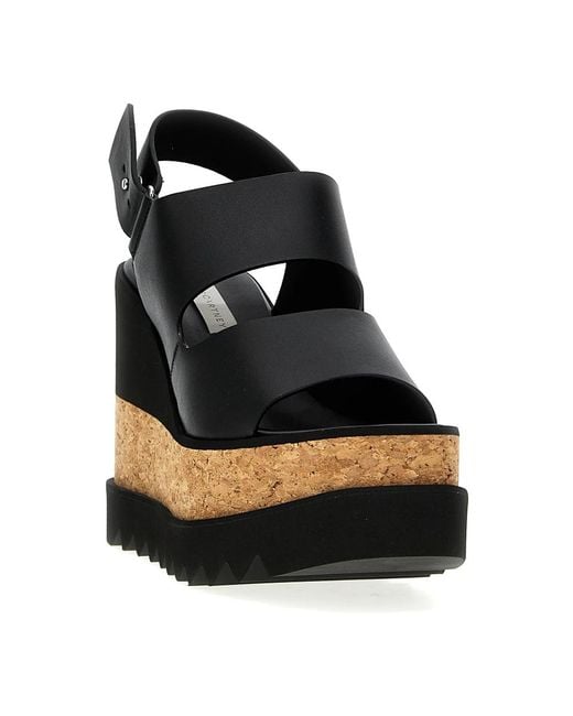 Stella McCartney Black Wedges