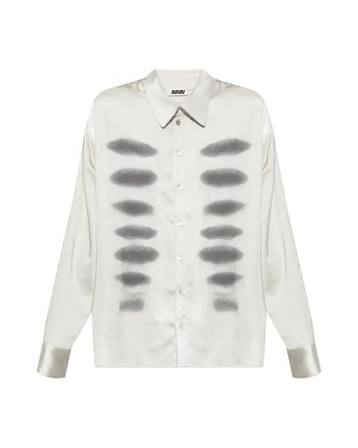 AVAVAV Overhemden ,Wit ,Polyester Oversized Shirt in het White