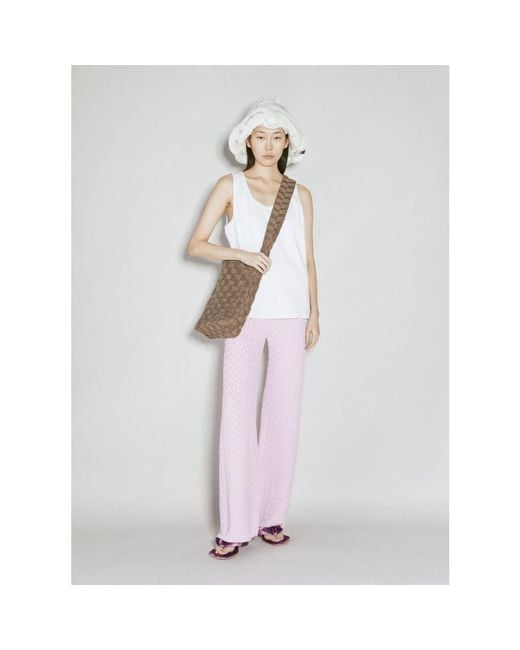 Wide Trousers Isa Boulder en coloris Purple