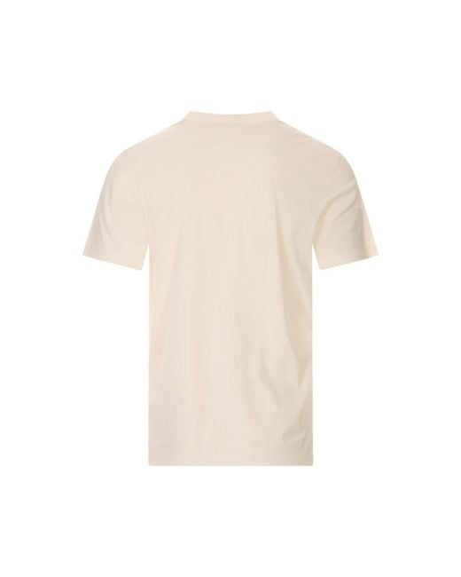 Moncler Natural T-Shirts for men