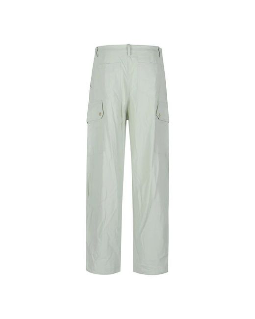 Pinko Gray Wide Trousers