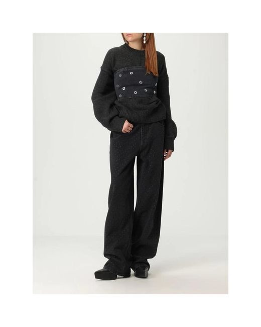 Sleeveless Tops ROTATE BIRGER CHRISTENSEN de color Black