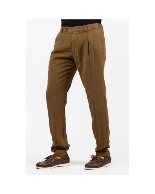 Berwich Brown Suit Trousers for men