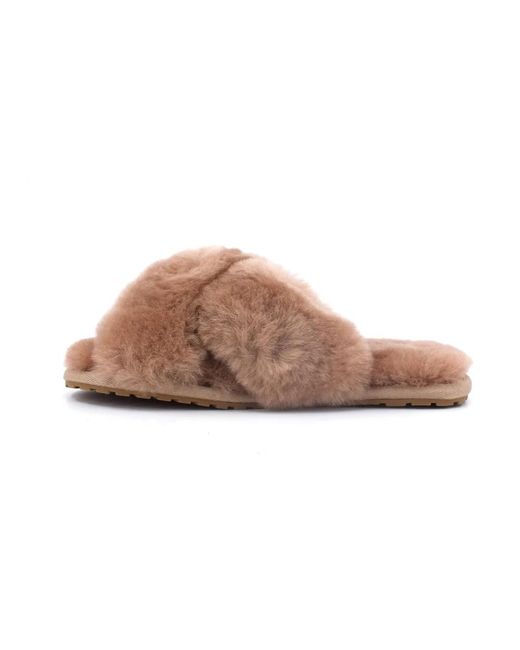 Slippers EMU en coloris Brown
