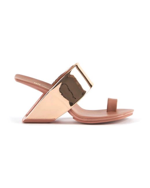 United Nude Pink Heeled Mules