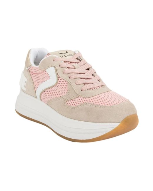 Voile Blanche Pink Sneakers