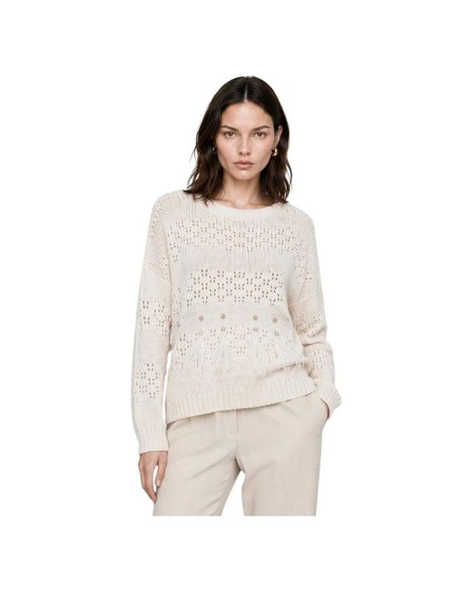 Kocca White Round-Neck Knitwear