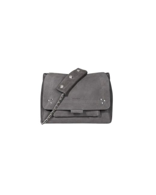 Jérôme Dreyfuss Gray Moderne Leder-Schultertasche