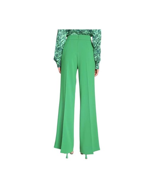 Pinko Green Wide Trousers
